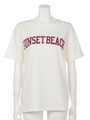 【anap mimpi】SUNSETBEACHプリントTシャツ/GRY