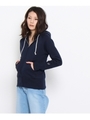吊裏毛 ZIP PARKA/ネイビー(093)