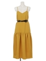 ローウエストドレス/YELLOW