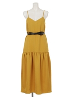 ローウエストドレス/YELLOW