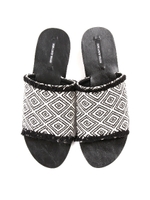 ボヘミアンサンダル/幾何クロ1(011)