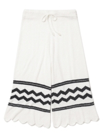 ’スムーズィー’トライバルスカラップパンツ/OWHT