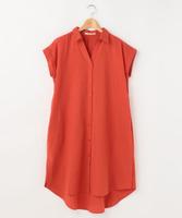 綿ボイルシャツワンピース