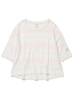 ’スムーズィー’4ボーダープルオーバー/PNK