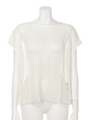 【BED&BREAKFAST】MESH Tops/WHITE