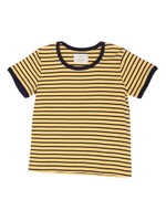 【Ca】ボーダーコンパクトTee/イエロー