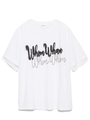 スタッズロゴTシャツ/WHT