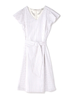 T／Cタイプライターワンピース/ホワイトストライプ(030)