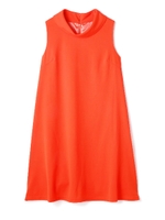 ポーチ付ポンチジョーゼットワンピース（トラベル）/キャメル(040)