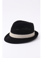 【AZUL by moussy】バイカラー中折れHAT/L/BEG