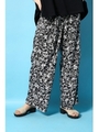 【AZUL by moussy】ランダムフラワー柄タックベルテッドパンツMOOK番号93101/柄GRN