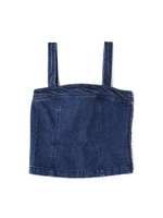 デニムビスチェ/ブルー(110)