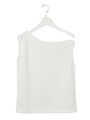 ワンショルダーTOPS/WHITE