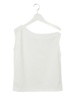 ワンショルダーTOPS/WHITE