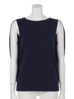 ハイスペックカットドレープノースリT/T/YEL