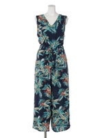 【ANAP】ボタニカル柄オールインワン/オレンジ(011)