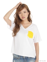 ペイズリーポケットTS/BLACK