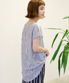 【WEB限定】異素材切り替えポケット付きTシャツ