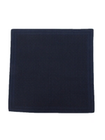 ジオメトリックパターンハンカチ/ネイビー(593)