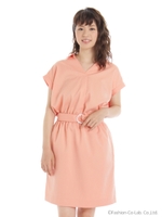 ベルト付きシャツワンピース/A