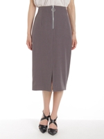 リング付スカート/チャコールグレー