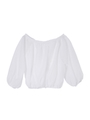 shirring  raglan sleeve blouse/PINK