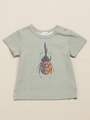 BABYかぶと虫Tシャツ/ネイビー