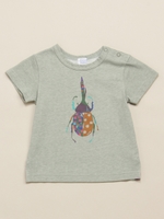 BABYかぶと虫Tシャツ/ネイビー