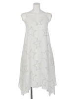 BIGスターキャミワンピース/オフ