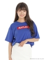 バックレースアップTシャツ/クロ