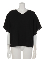 バックレースアップブラウス/オフホワイト