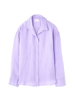 《BLANCHIC》カラーリネンシャツ/ブルー(110)