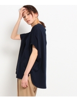 ボリュームシルケットプルオーバー/ネイビー(093)