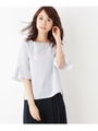アソートフレアスリーブブラウス/ホワイト(301)