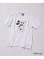 ミッキー/Tシャツ1/グレー