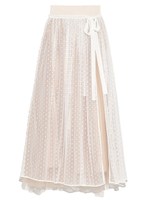 2wayボリュームチュールスカート/WHT