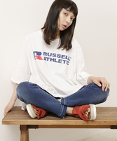 RUSSEL ATHLETIC×DOUBLE NAMEコラボビッグシルエットTEE