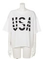 USA LOGO Tシャツ/WHT