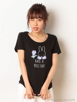 miffy(ミッフィー) Tシャツ/ブラック
