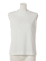 【BED&BREAKFAST】DRY COTTON Sleeveless Top/WHITE