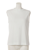 【BED&BREAKFAST】DRY COTTON Sleeveless Top/WHITE