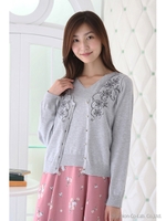 Ａ／Ｎ／ＰＵししゅう入アンサンブル/ワイン