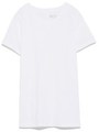 オーガニックコットンVネックTシャツ/WHT