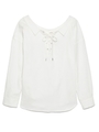 オフショルブラウス/WHT