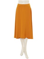 フィッシュテールフレアスカート/マスタード