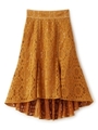 レースマーメイドスカート/マスタード
