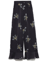 【emmi atelier】ブーケプリントパンツ/NVY