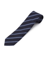 FRANCO BASSI シルクレジメンタルストライプネクタイ/ライトブルー(591)