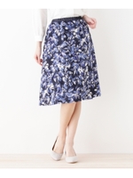 フラワースラブカルゼスカート/イエロー(132)