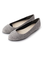 ミックスフラットパンプス/ネイビー(093)